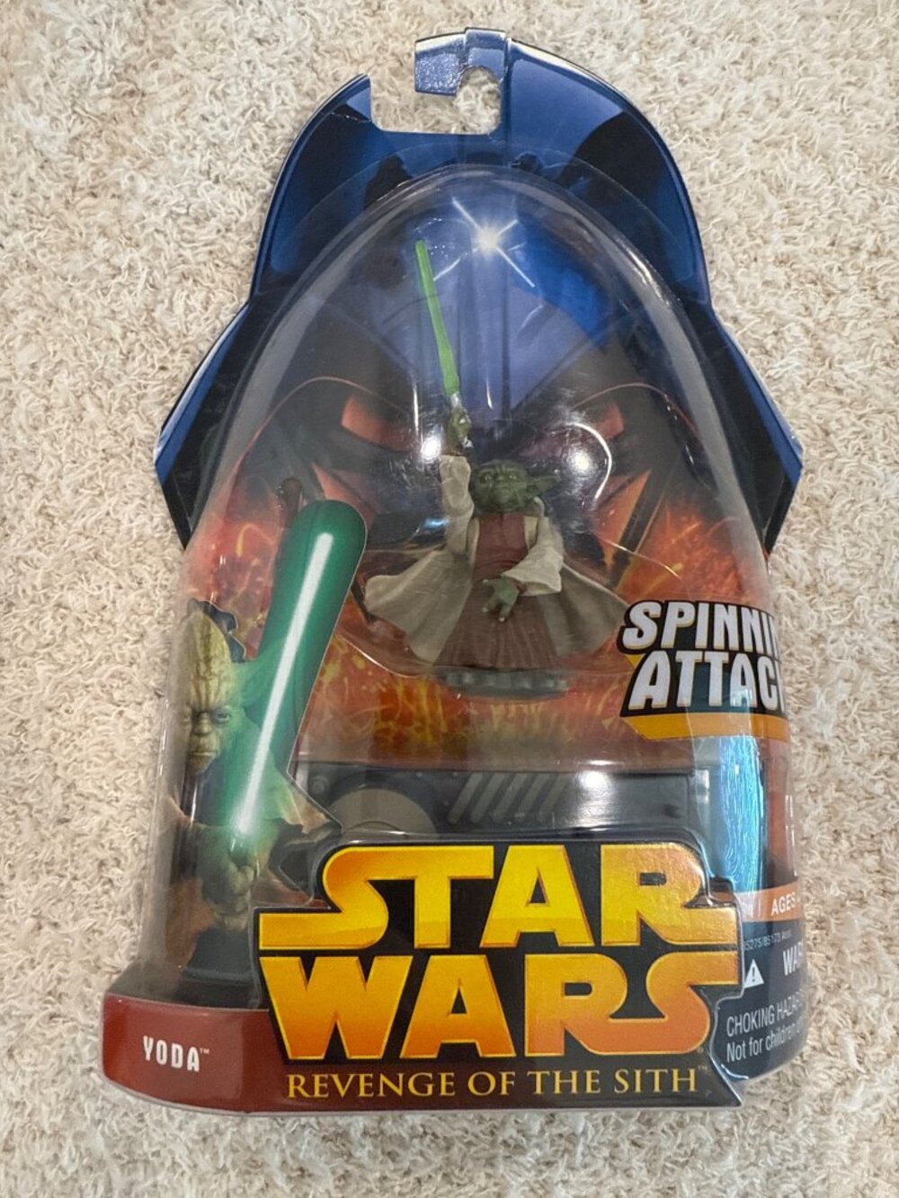Star Wars Revenge Of The Sith Yoda Action Figures Firing Cannon & Spinning - Picture 2 of 5
